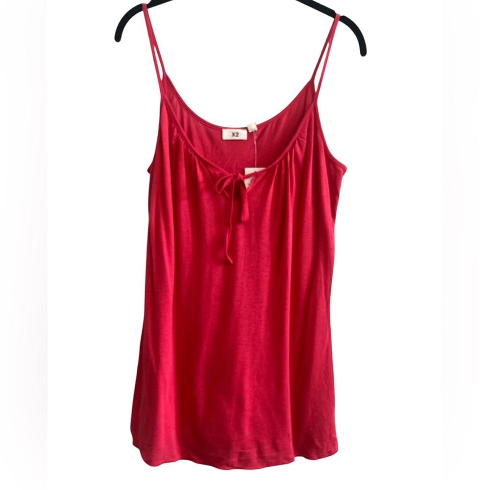 Express X2 Orange/Red Spaghetti-Strap Cami Size Medium